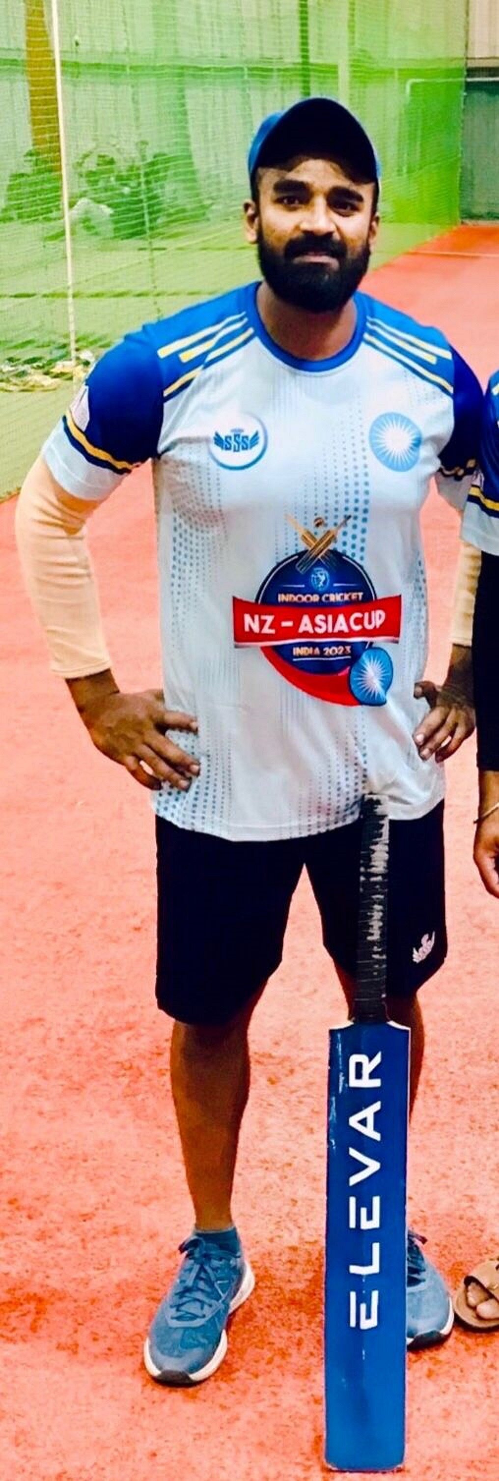 ಅಂತರರಾಷ್ಟ್ರೀಯ ಒಳಾಂಗಣ ಕ್ರಿಕೆಟ್‌ನಲ್ಲಿ ಮಿಂಚುತ್ತಿರುವ ಗ್ರಾಮೀಣ ಪ್ರತಿಭೆ