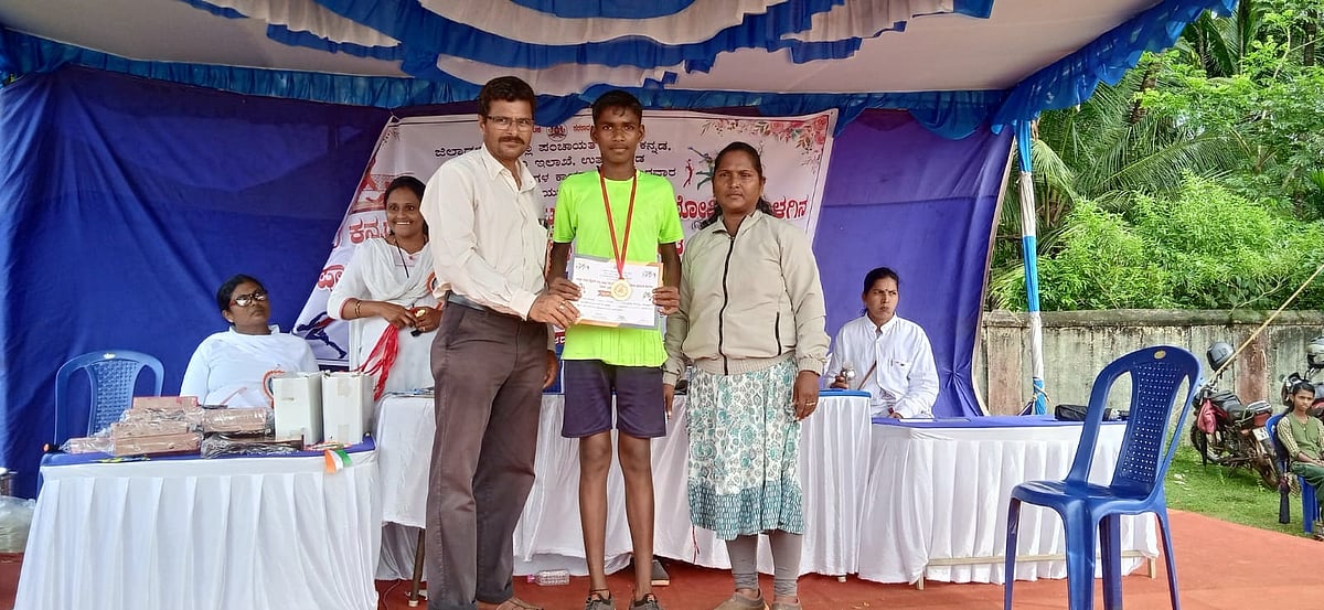 ಎತ್ತರ ಜಿಗಿತ: ಸಂಜೀವ ಗೊಂಡ ರಾಜ್ಯ ಮಟ್ಟಕ್ಕೆ ಆಯ್ಕೆ