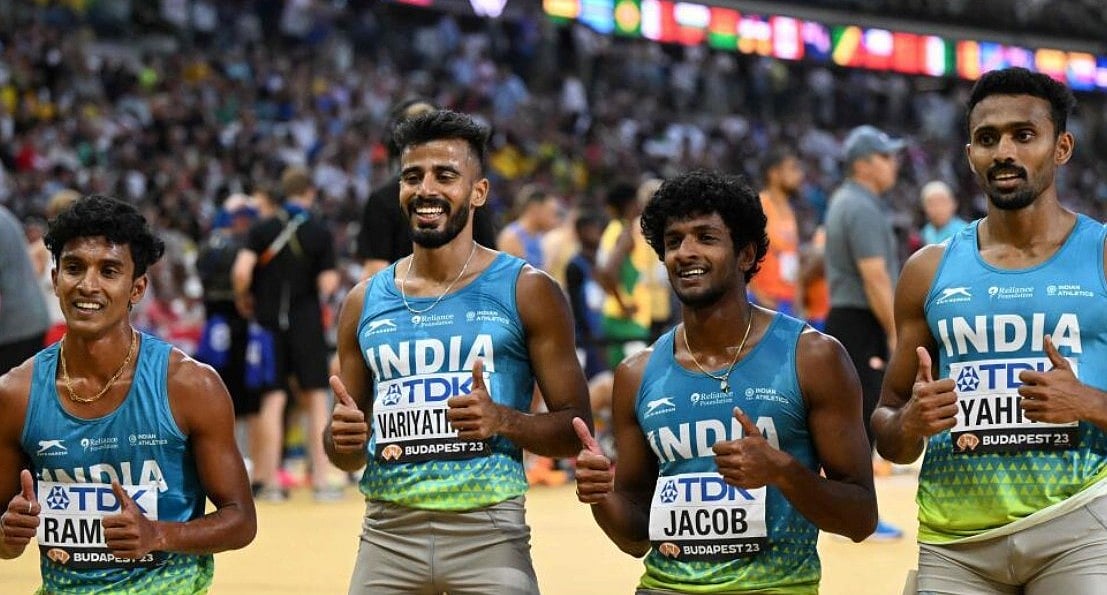 Asian Games 4X400ಮೀ ರಿಲೇ: ಪುರುಷರ ತಂಡಕ್ಕೆ ಚಿನ್ನ, ಮಹಿಳೆಯರ ತಂಡಕ್ಕೆ ಬೆಳ್ಳಿ
