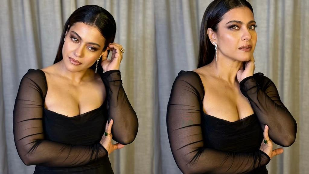 PHOTOS: ಕಪ್ಪು ಉಡುಗೆಯಲ್ಲಿ ಮಿಂಚಿದ ನಟಿ ಕಾಜೋಲ್ 