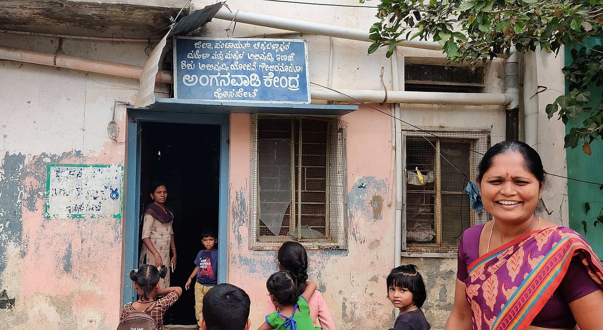 ಗೌರಿಬಿದನೂರು | ಬಾಡಿಗೆ ಕಟ್ಟಡದಲ್ಲಿವೆ 55 ಅಂಗನವಾಡಿ ಕೇಂದ್ರ 