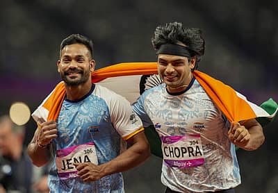 ನೀರಜ್‌ಗೆ ನಿಕಟ ಪೈಪೋಟಿ ಒಡ್ಡಿದ ಭಾರತೀಯವರೇ ಆದ ಕಿಶೋರ್ ಜೇನಾ