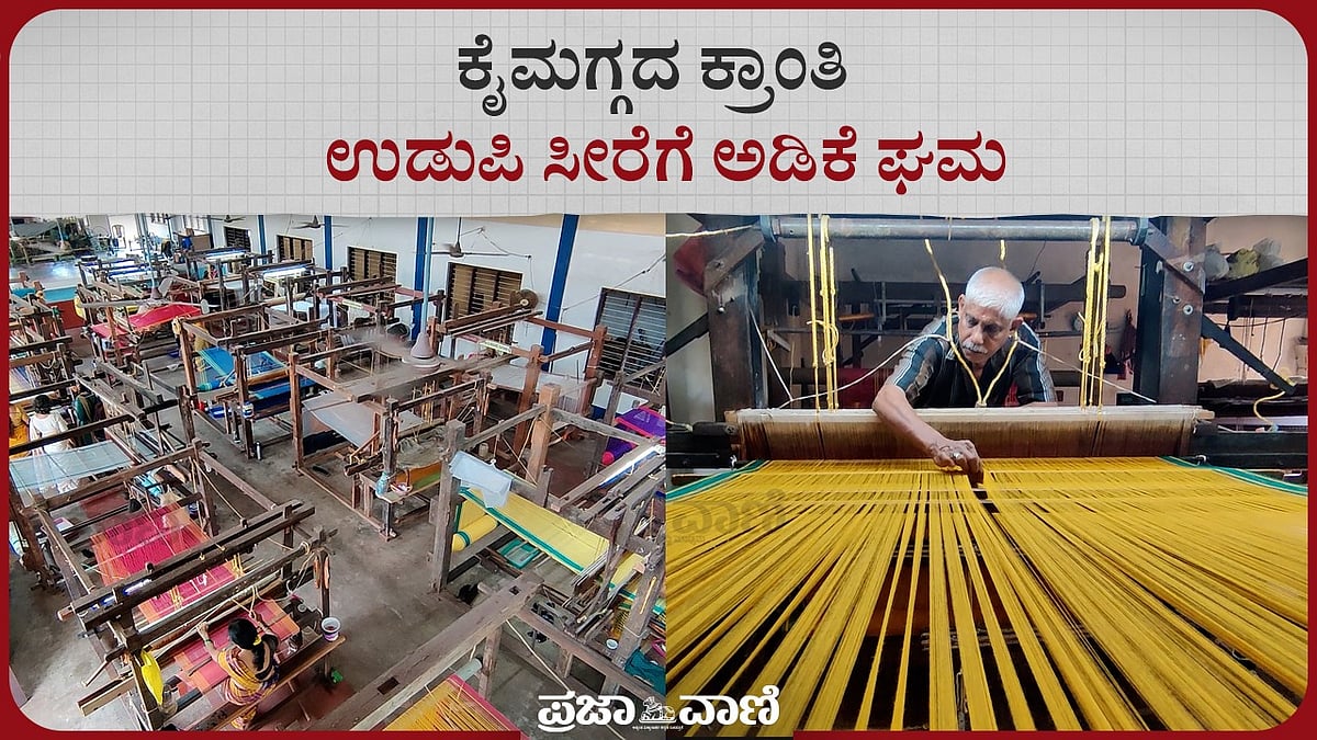 VIDEO | ಕೈಮಗ್ಗದ ಕ್ರಾಂತಿ: ಉಡುಪಿ ಸೀರೆಗೆ ಅಡಿಕೆಯ ಘಮ
