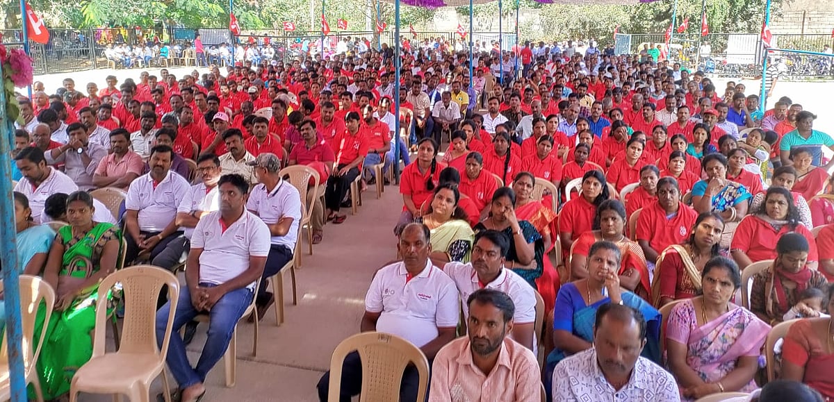 ಇಎಸ್ಐ ವೇತನ ಮಿತಿ ಹೆಚ್ಚಳಕ್ಕೆ ಸಹಿ ಸಂಗ್ರಹ ಚಳವಳಿ