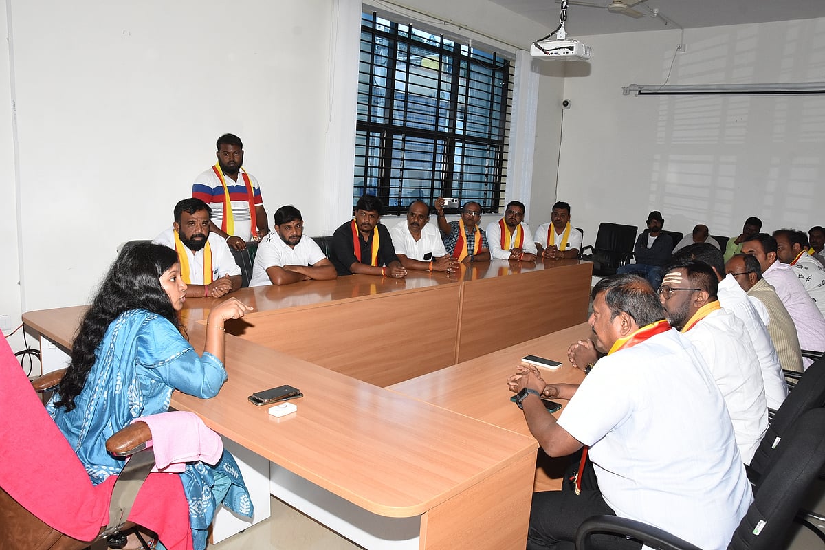 ತುಮಕೂರು | ಕನ್ನಡ ಬಾವುಟಕ್ಕೆ ಹಾನಿ: ಕ್ರಮಕ್ಕೆ ಆಗ್ರಹ