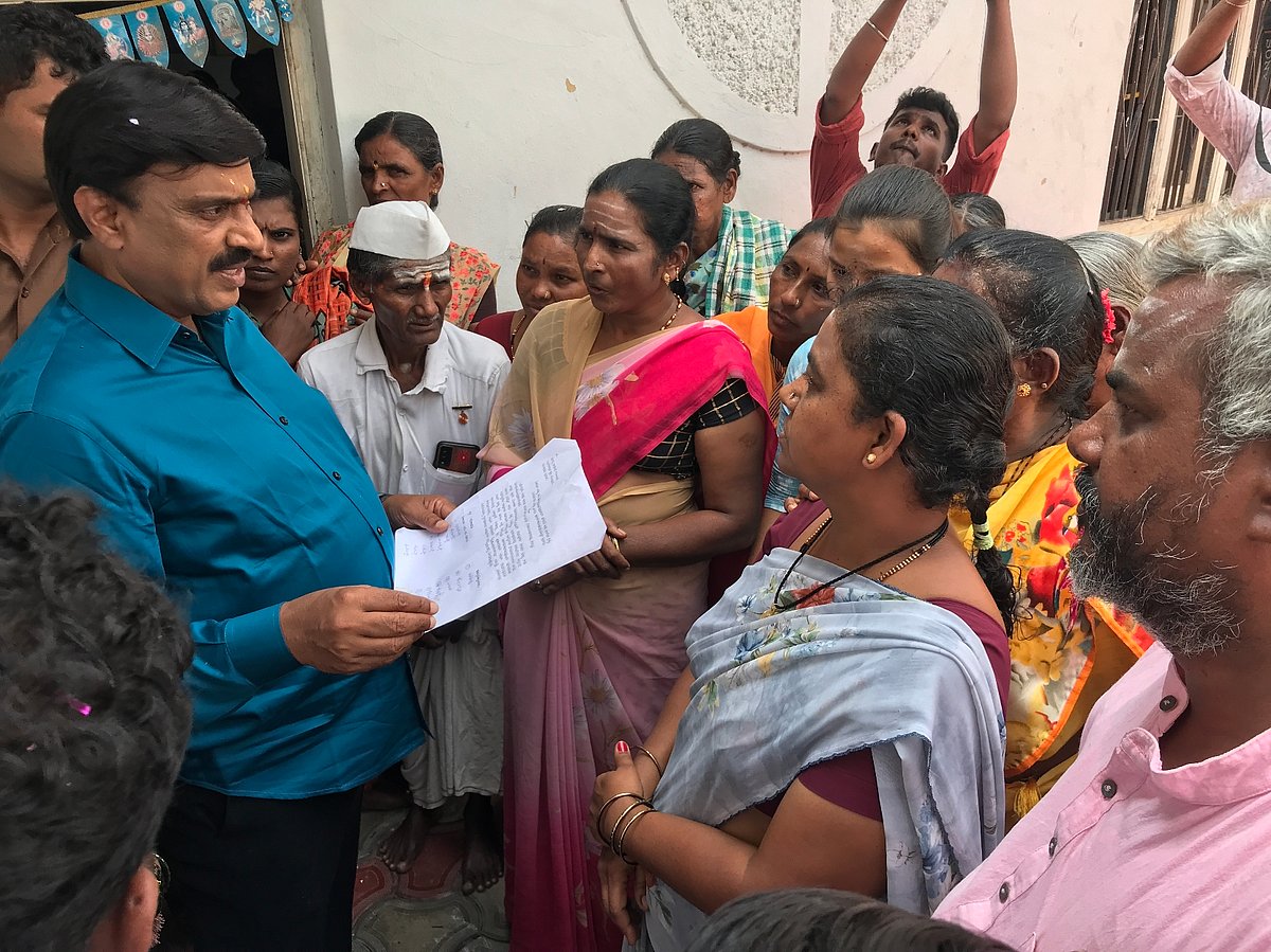 ಗಂಗಾವತಿ | ಮೂಲ ಸೌಲಭ್ಯ ಕಲ್ಪಿಸುವಂತೆ ಶಾಸಕ
ಜಿ.ಜನಾರ್ದನ ರೆಡ್ಡಿಗೆ ಮನವಿ