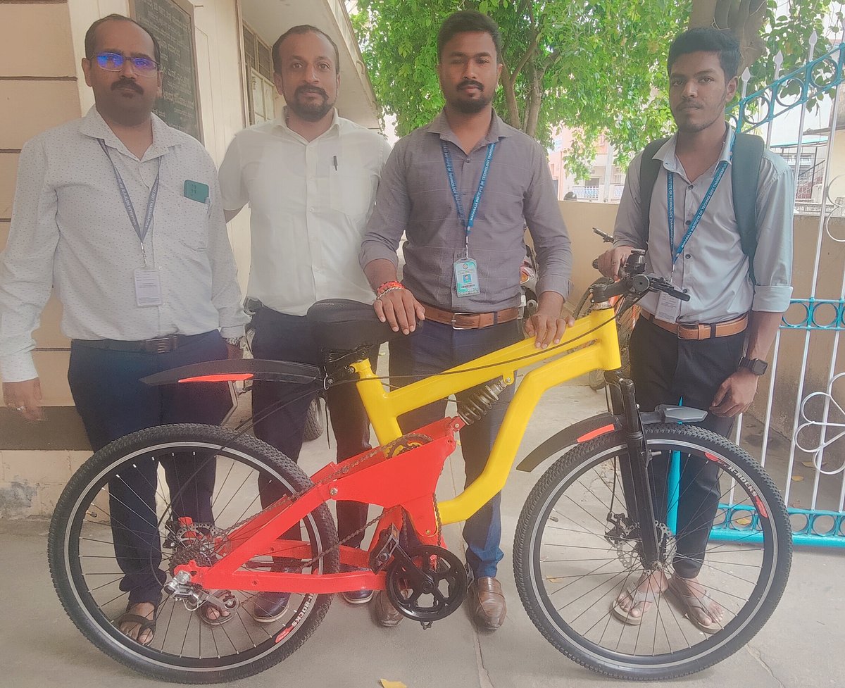 ಮೈಸೂರು: 60 ಕಿ.ಮೀ ವೇಗದಲ್ಲಿ ಚಲಿಸುವ ಸೈಕಲ್‌! 