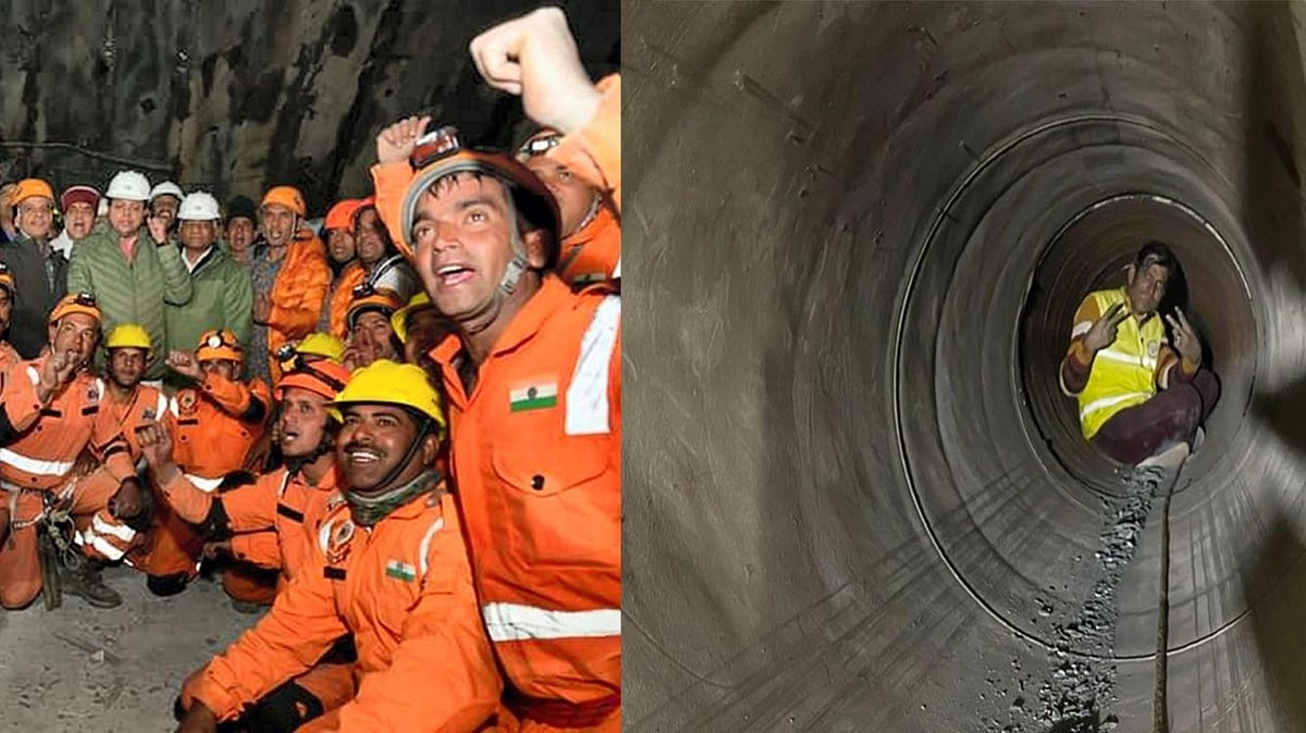 ಸಿಲ್ಕ್ಯಾರಾ ಸುರಂಗದಲ್ಲಿ 17 ದಿನಗಳ ಯಶಸ್ವಿ ಕಾರ್ಯಾಚರಣೆ: ಕಾರ್ಮಿಕರ ಆನಂದಭಾಷ್ಪ