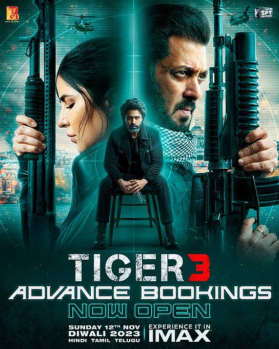 Tiger 3: ನವೆಂಬರ್ 12ರಂದು ಟೈಗರ್​ 3 ಬಿಡುಗಡೆ– ಮುಂಗಡ ಬುಕಿಂಗ್ ಆರಂಭ