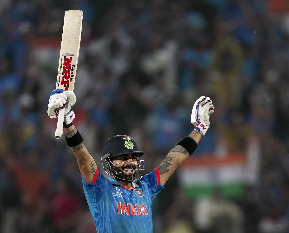 CWC 2023 | ವಿರಾಟ್ 'ಶತಕಗಳ ಅರ್ಧಶತಕ' - ಮುರಿಯಿತು ಕ್ರಿಕೆಟ್ ದೇವರ ದಾಖಲೆ