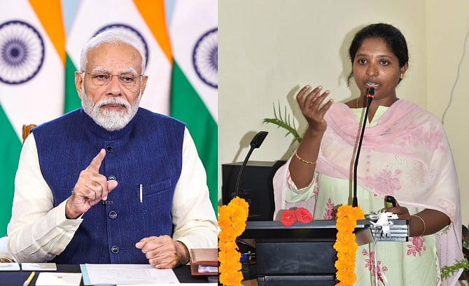 ‘ಮನ್‌ ಕಿ ಬಾತ್‌’ನಲ್ಲಿ ಚಾಮರಾಜನಗರದ ಮಹಿಳೆ ವರ್ಷಾ ಸಾಧನೆ ಪ್ರಸ್ತಾಪಿಸಿದ ಮೋದಿ