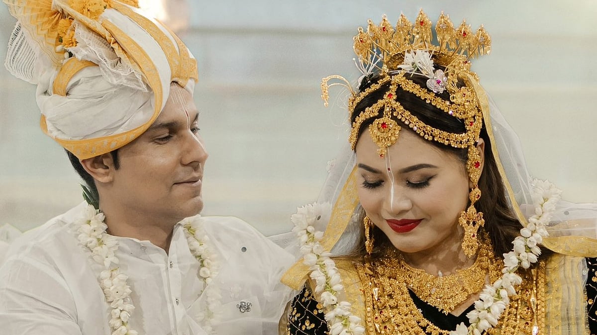 ಚಿತ್ರಗಳಲ್ಲಿ | ಬಾಲಿವುಡ್‌ ನಟ ರಣದೀಪ್ ಹೂಡಾ-ನಟಿ ಲಿನ್ ಲೈಶ್ರಾಮ್ ಮದುವೆ ಸಮಾರಂಭ