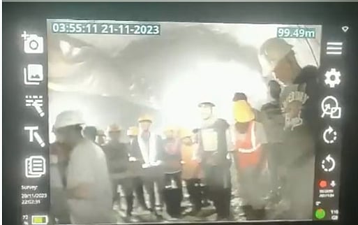 ಉತ್ತರಕಾಶಿ ಸುರಂಗ ಕುಸಿತ: ಕಾರ್ಮಿಕರ ವಿಡಿಯೊ ಹಂಚಿಕೊಂಡ ರಕ್ಷಣಾ ಸಿಬ್ಬಂದಿ