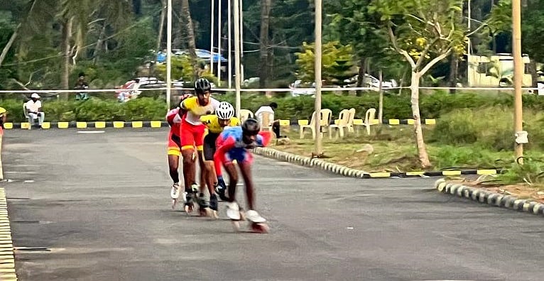 ರೋಲರ್ ಸ್ಕೇಟಿಂಗ್ ಚಾಂಪಿಯನ್‌ಷಿಪ್‌: ಶಾಮಿಲ್, ಶ್ರೀಜಾಗೆ ‘ಹ್ಯಾಟ್ರಿಕ್‌’ ಚಿನ್ನ