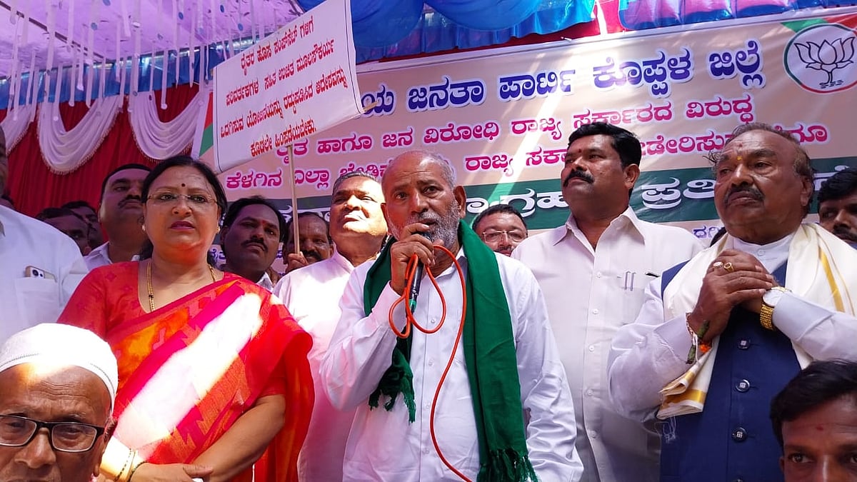 ಸಂಪುಟದಲ್ಲಿ ಚರ್ಚೆಯ ಭರವಸೆ: ಸಂಗಣ್ಣ ಕರಡಿ ಉಪವಾಸ ಸತ್ಯಾಗ್ರಹ ಅಂತ್ಯ 