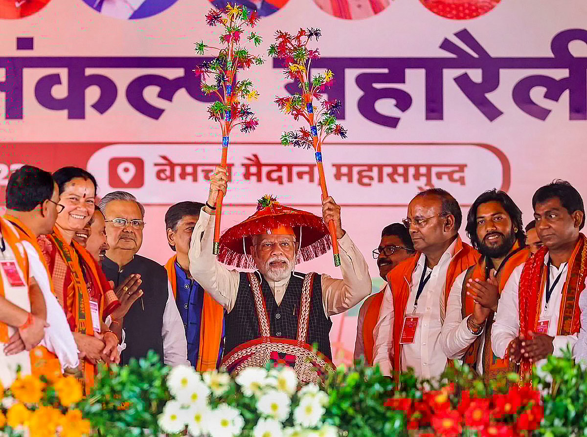 ಛತ್ತೀಸಗಢದಲ್ಲಿ ಕಾಂಗ್ರೆಸ್ ಪತನಕ್ಕೆ ಕ್ಷಣಗಣನೆ: ನರೇಂದ್ರ ಮೋದಿ