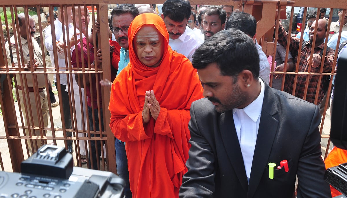 ಎರಡನೇ ಪೋಕ್ಸೊ ಪ್ರಕರಣ; ಮುರುಘಾ ಶರಣರಿಗೆ ಡಿ.2ರವರೆಗೆ ನ್ಯಾಯಾಂಗ ಬಂಧನ