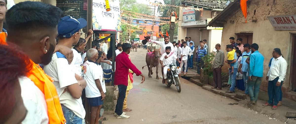 ಬೆಳಗಾವಿ: ಕಣ್ಮನ ಸೆಳೆದ ಎಮ್ಮೆಗಳ ಓಟದ ಸ್ಪರ್ಧೆ