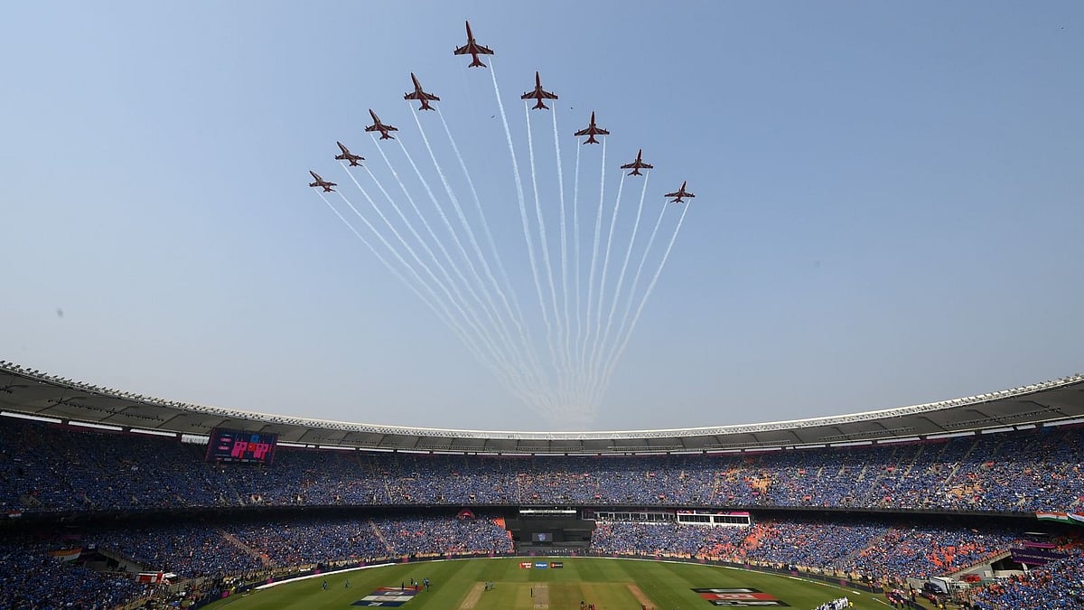 IND vs AUS Final | ನರೇಂದ್ರ ಮೋದಿ ಕ್ರೀಡಾಂಗಣದಲ್ಲಿ ಮೈನವಿರೇಳಿಸಿದ ಏರ್‌ ಶೋ