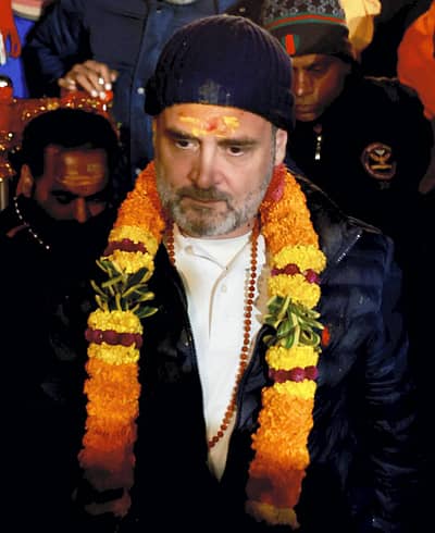 ಕೇದಾರನಾಥ ದೇಗುಲಕ್ಕೆ ಕಾಂಗ್ರೆಸ್ ನಾಯಕ ರಾಹುಲ್ ಗಾಂಧಿ ಭೇಟಿ