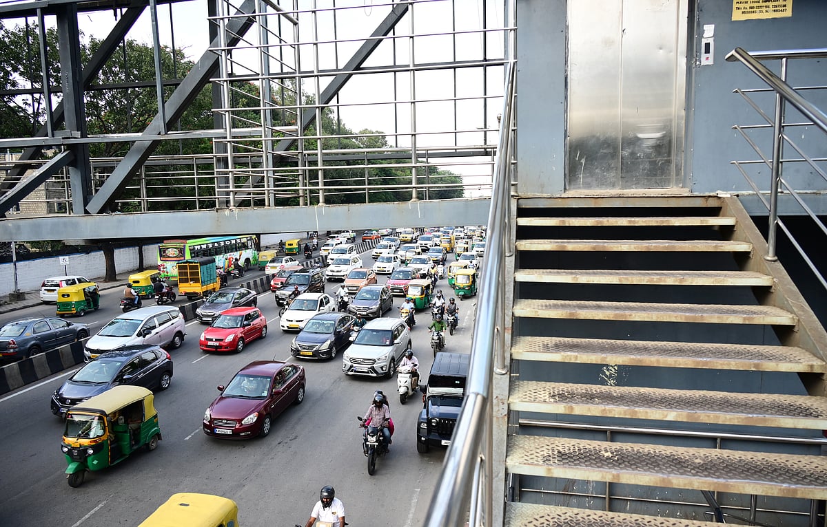 ಬೆಂಗಳೂರು: 11 ಸ್ಕೈವಾಕ್‌ ನಿರ್ಮಾಣಕ್ಕೆ ಬಿಬಿಎಂಪಿ ಚಿಂತನೆ