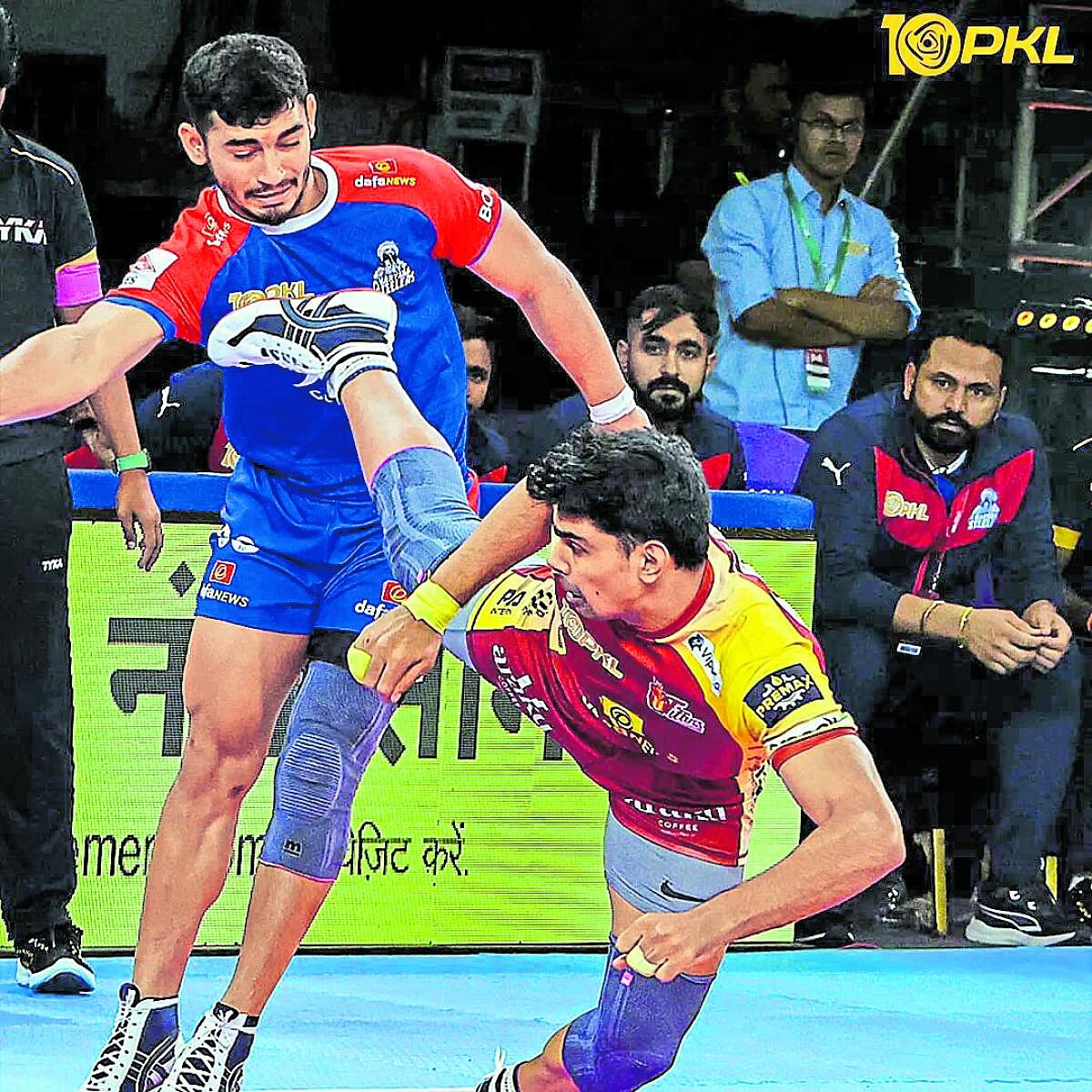 Pro Kabaddi: ಹರಿಯಾಣ ಸ್ಟೀಲರ್ಸ್ ಎದುರು ಟೈಟನ್ಸ್‌ಗೆ ರೋಚಕ ಜಯ