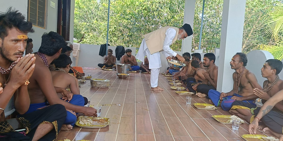 ಕವಿತಾಳ: ಮುಸ್ಲಿಂ ಮುಖಂಡನ ಮನೆಯಲ್ಲಿ ಅಯ್ಯಪ್ಪ ಭಕ್ತರಿಗೆ ಪ್ರಸಾದ