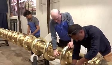 ಅಯೋಧ್ಯೆ ರಾಮ ಮಂದಿರ: 5.5 ಟನ್ ತೂಕದ ಏಳು ಧ್ವಜಸ್ತಂಭಗಳ ಸಿದ್ಧತೆ