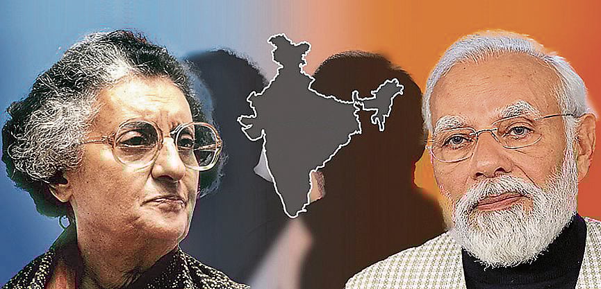 ಅನುಸಂಧಾನ | ಇಂದಿರಾ–ನರೇಂದ್ರ: ಬಿಂಬ, ಪ್ರತಿಬಿಂಬ!