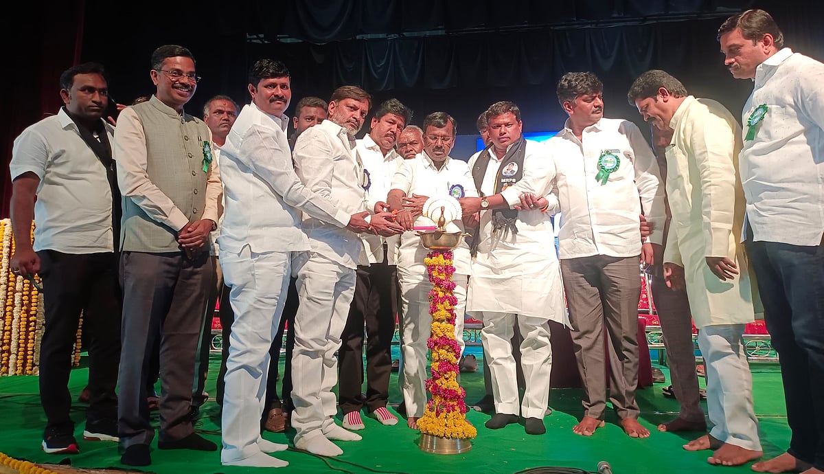 ಒಳಮೀಸಲಾತಿ ಹೋರಾಟಕ್ಕೆ ಮೋದಿ ಬಲ: ಮಾದಿಗರ  ಸಮಾವೇಶದಲ್ಲಿ ಎ. ನಾರಾಯಣಸ್ವಾಮಿ