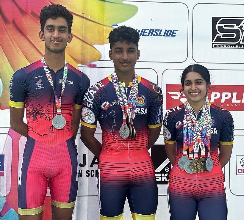 ಮಂಗಳೂರು | ರಾಷ್ಟ್ರೀಯ ಸ್ಕೇಟಿಂಗ್‌: ಹೈ ಫ್ಲೈಯರ್ಸ್‌ಗೆ 10 ಪದಕ