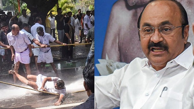 ಕೇರಳ | ಹಿಂಸಾಚಾರಕ್ಕೆ ಕುಮ್ಮಕ್ಕು: ಕಾಂಗ್ರೆಸ್ ನಾಯಕ ಸತೀಶನ್‌ ವಿರುದ್ಧ ಪ್ರಕರಣ