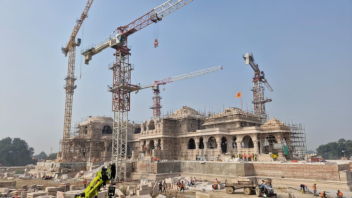 ಅಯೋಧ್ಯೆ: ರಾಮ ಮಂದಿರ ನಿರ್ಮಾಣ ಯಾವ ಹಂತದಲ್ಲಿದೆ? ಫೋಟೊ ಬಿಡುಗಡೆ ಮಾಡಿದ ಟ್ರಸ್ಟ್‌