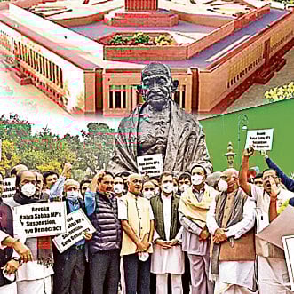 ಸಂಪಾದಕೀಯ: ವಿರೋಧ ಪಕ್ಷಗಳ ಸದಸ್ಯರ ಅಮಾನತು, ದುರ್ಬಲಗೊಂಡಿದ್ದು ಪ್ರಜಾಪ್ರಭುತ್ವ