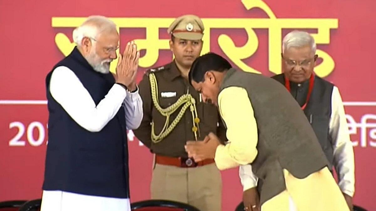 ಮಧ್ಯಪ್ರದೇಶ ನೂತನ ಮುಖ್ಯಮಂತ್ರಿಯಾಗಿ ಮೋಹನ್ ಯಾದವ್ ಪ್ರಮಾಣ ವಚನ: ಮೋದಿ, ಶಾ ಭಾಗಿ