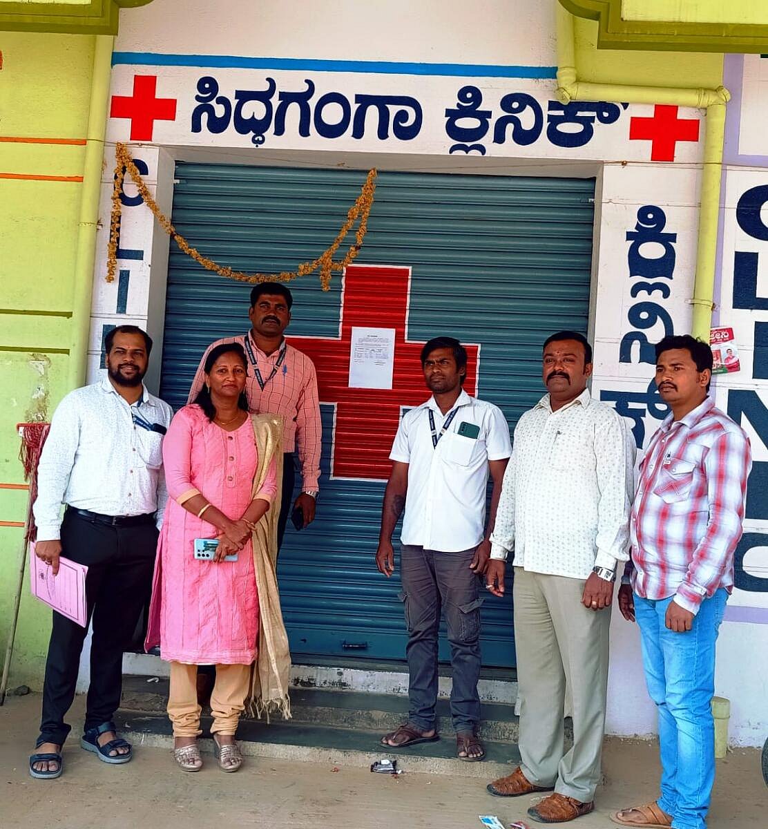 ದಾಬಸ್‌ಪೇಟೆ: ಅನಧಿಕೃತ ಕ್ಲಿನಿಕ್‌ಗಳು ಸೀಜ್‌