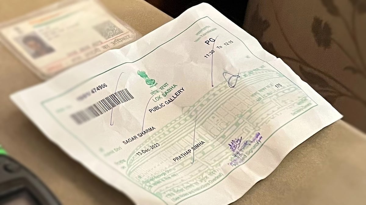 ಆಗಂತುಕರಲ್ಲೊಬ್ಬನಿಗೆ ಪಾಸ್‌ ನೀಡಲು ಮೈಸೂರು ಸಂಸದ ಪ್ರತಾಪ್ ಸಿಂಹ ಶಿಫಾರಸು!