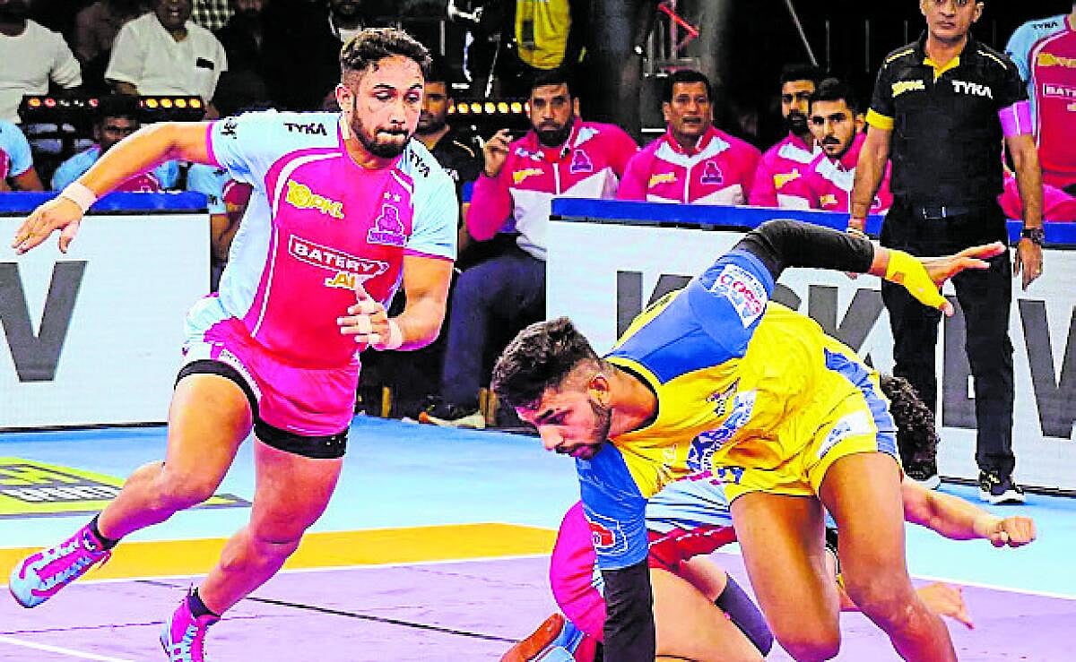 ಪ್ರೊ ಕಬಡ್ಡಿ ಲೀಗ್: ತಮಿಳ್ ತಲೈವಾಸ್ ಎದುರು ಪಿಂಕ್ ಪ್ಯಾಂಥರ್ಸ್‌ಗೆ ರೋಚಕ ಜಯ