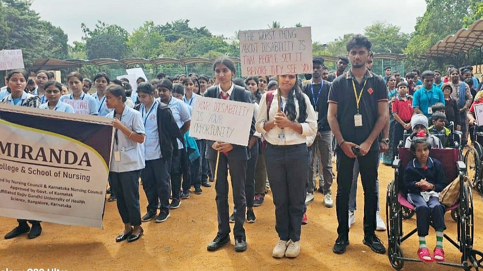 ಅಂಗವಿಕಲರ ಹಕ್ಕುಗಳ ಜಾಗೃತಿಗಾಗಿ ವಾಕಥಾನ್