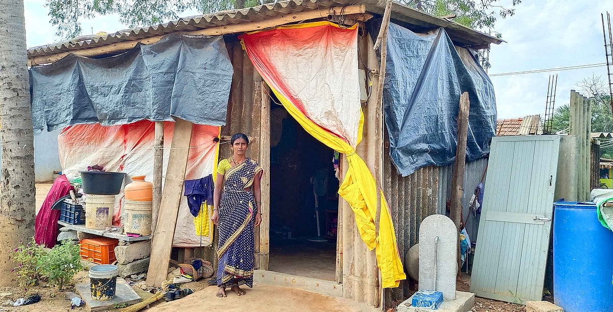 ವಿಜಯಪುರ: ಹೊಸ ಮನೆ ಕನಸು ಭಗ್ನ, ತಾತ್ಕಾಲಿಕ ಶೆಡ್‌ ಆಸರೆ 