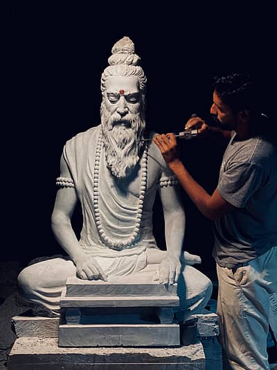  ಅರುಣ್‌ ಯೋಗಿರಾಜ್‌ ಕೆತ್ತಿರುವ ಮೂರ್ತಿ