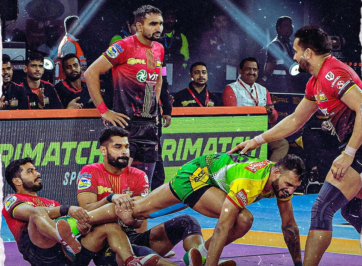 ಪ್ರೊ ಕಬಡ್ಡಿ ಲೀಗ್‌: ಬೆಂಗಳೂರು ಬುಲ್ಸ್‌ –ಪಟ್ನಾ ಪೈರೇಟ್ಸ್‌ ಪಂದ್ಯ ಟೈ