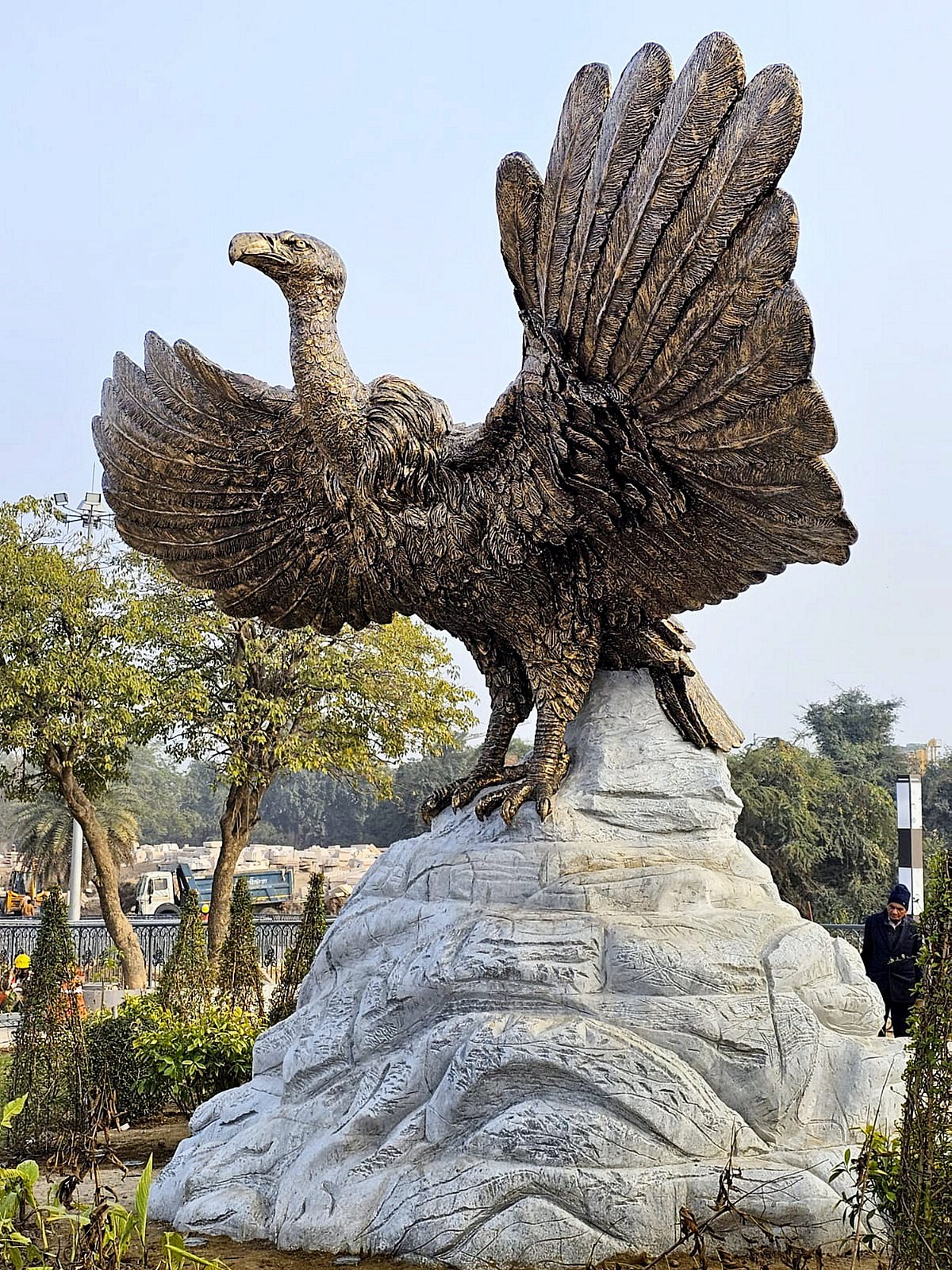 ಅಯೋಧ್ಯೆ: ಜಟಾಯು ಪ್ರತಿಮೆ ನಿರ್ಮಿಸಲು ಎರಡು ತಿಂಗಳ ಅಧ್ಯಯನ ನಡೆಸಿದ್ದ ಶಿಲ್ಪಿ