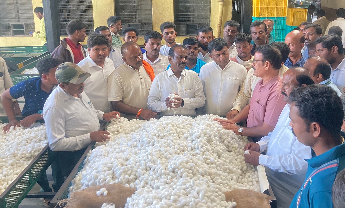 ರೇಷ್ಮೆ ಗೂಡು ಮಾರುಕಟ್ಟೆ ಸ್ಥಳಾಂತರ ಬೇಡ: ಎನ್. ರವಿಕುಮಾರ್