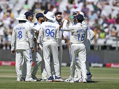 ದಕ್ಷಿಣ ಆಫ್ರಿಕಾ ತಂಡದ ನಾಯಕ ಡೀನ್‌ ಎಲ್ಗರ್‌ ಔಟಾದಾಗ