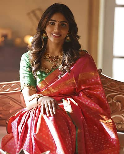 ಚೆಂದದ ಸೀರೆಯುಟ್ಟ ಅಂದಗಾತಿ ಸಪ್ತಮಿ ಗೌಡ 