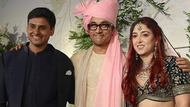 ಮಗಳ ಮದುವೆ ಸಂಭ್ರಮದಲ್ಲಿ ನಟ ಅಮೀರ್ ಖಾನ್‌