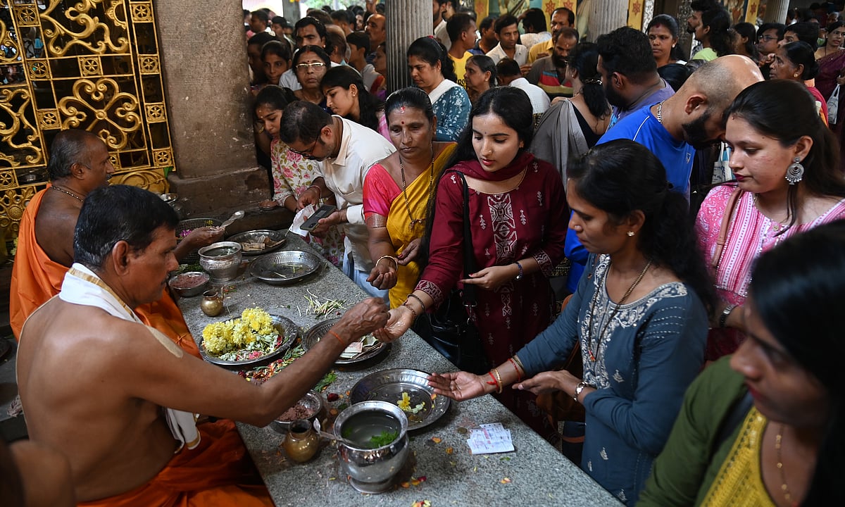 ಮಂಗಳೂರು | ದೇವಾಲಯಗಳಲ್ಲಿ ಸಂಕ್ರಾಂತಿ ಸಂಭ್ರಮ 