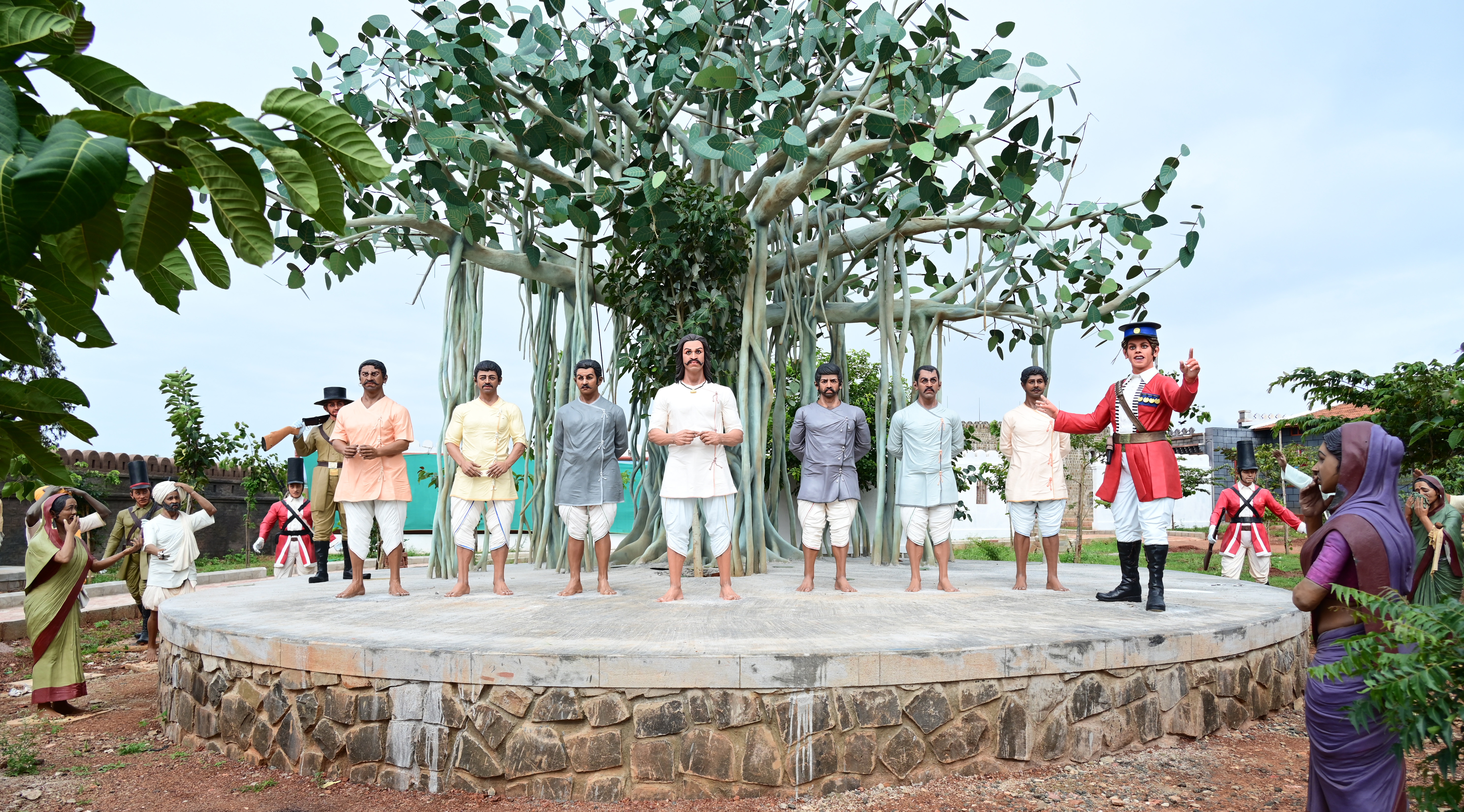 ಶಿಲ್ಪವನದಲ್ಲಿ ಸಿದ್ಧಪಡಿಸಿದ ಆಕರ್ಷಕ ಕಲಾಕೃತಿ