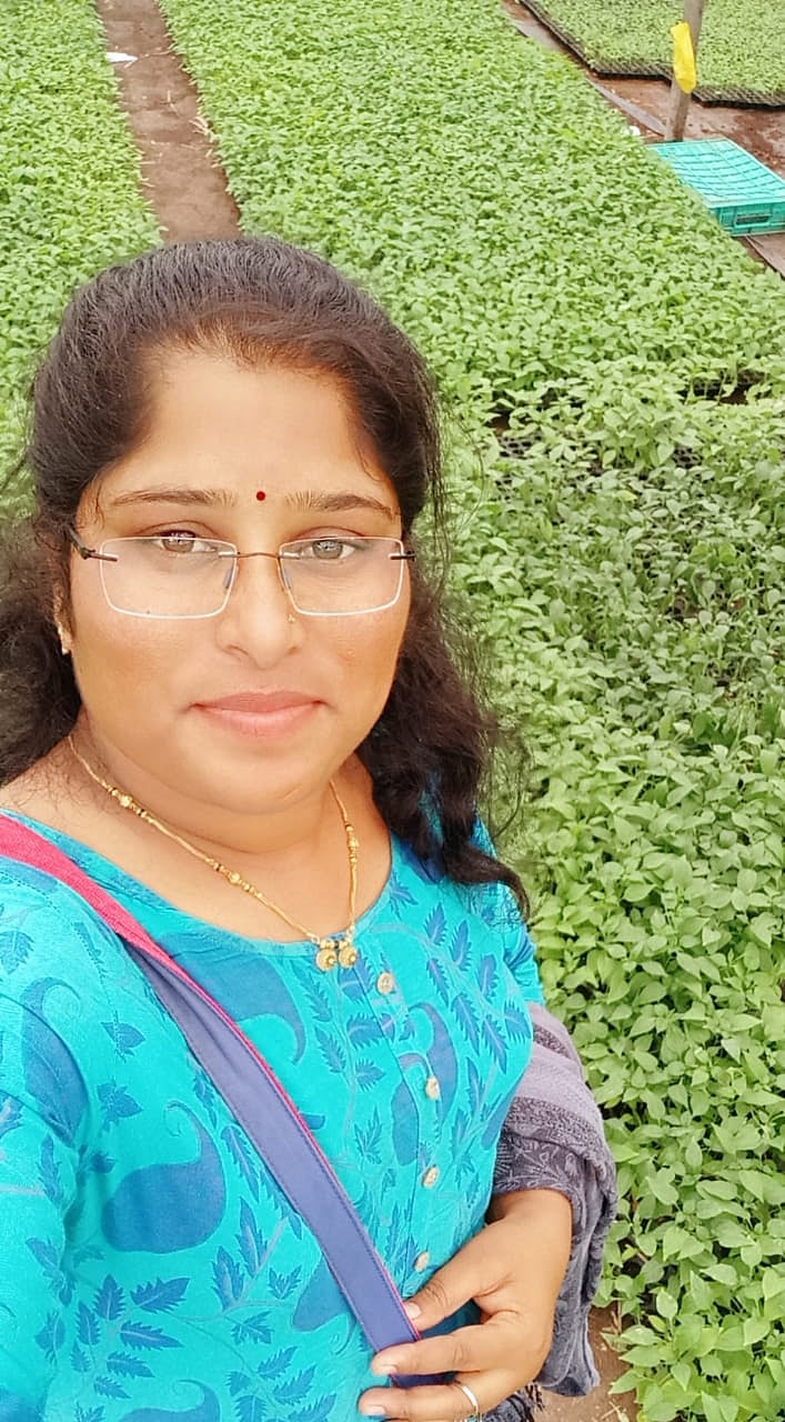 ವಿಜಯಪುರ: ನರ್ಸರಿಯಲ್ಲಿ ಬಗೆಬಗೆಯ ಗಿಡಗಳನ್ನು ಬೆಳೆಸಿ  ಯಶಸ್ವಿಯಾದ ನಿಶಾ ಮಾಳಿ